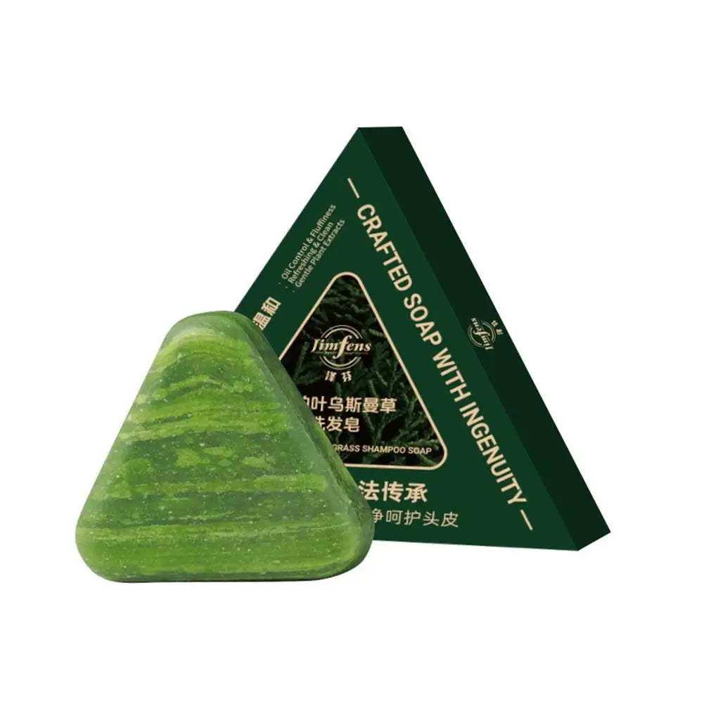 Savon Shampooing aux Plantes Naturelles – Usmanthus, Cyprès & Extraits Végétaux – 120 g