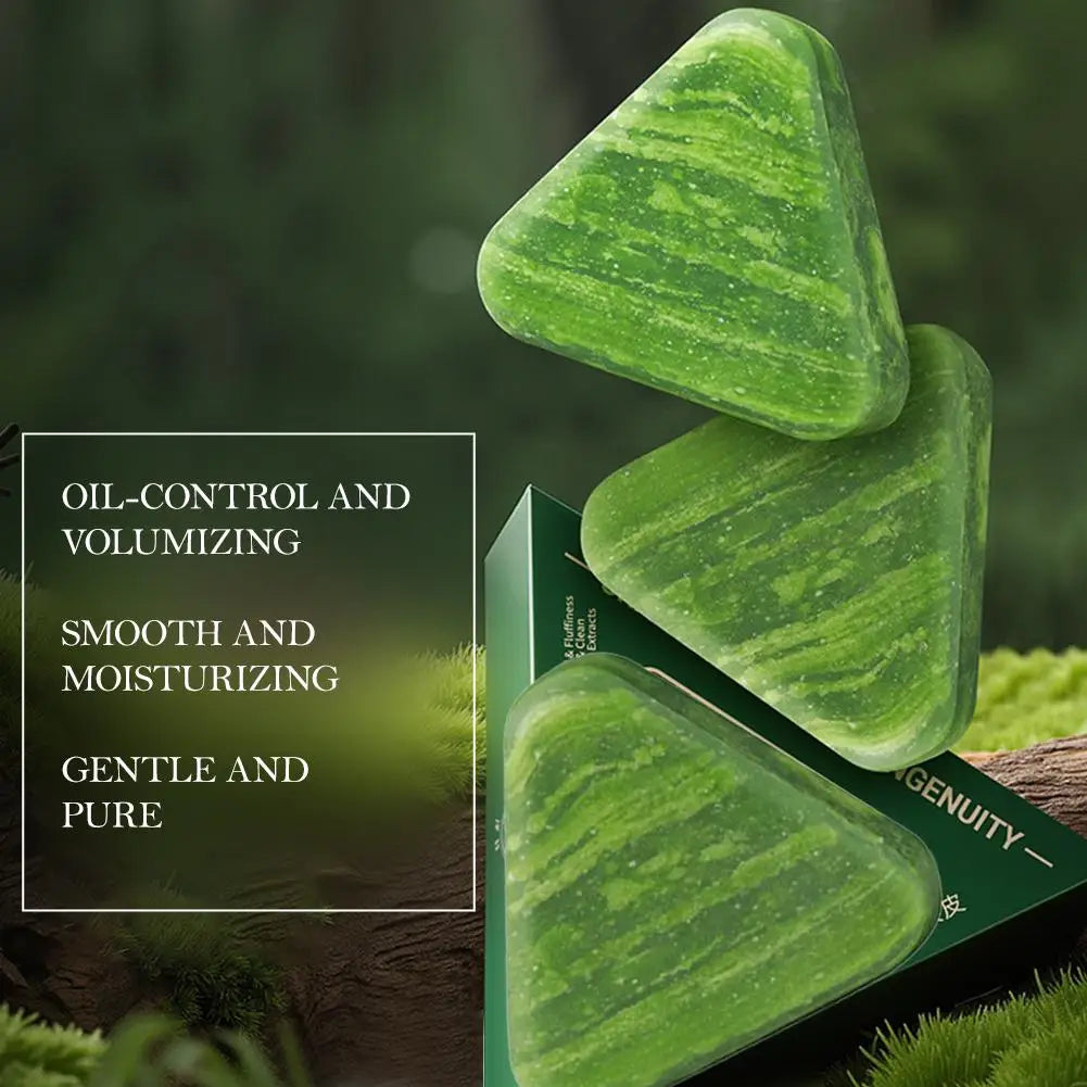 Savon Shampooing aux Plantes Naturelles – Usmanthus, Cyprès & Extraits Végétaux – 120 g